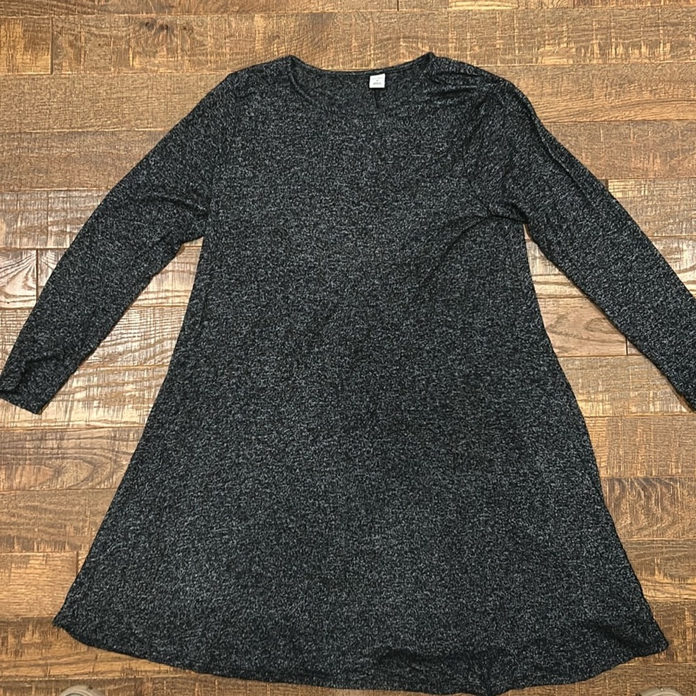 Old Navy Black Swing Dress
